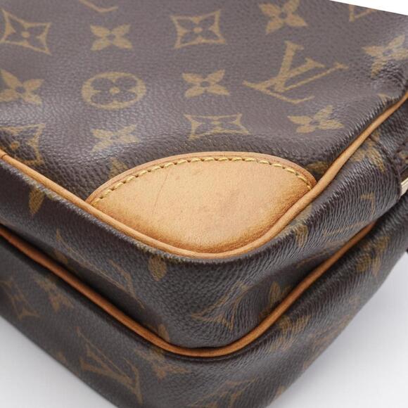 LOUIS VUITTON Brown Monogram Leather Shoulder Bag - Picture 8 of 11